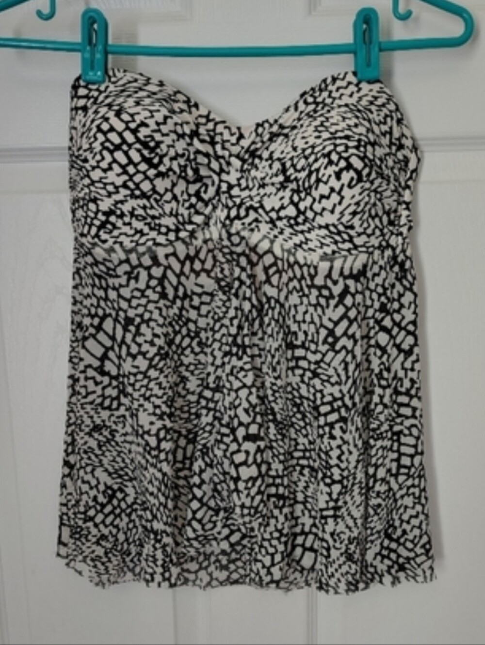 EUC Merona Strapless Flowy Top/Swimtop